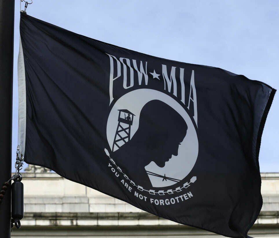The POW/MIA flag.