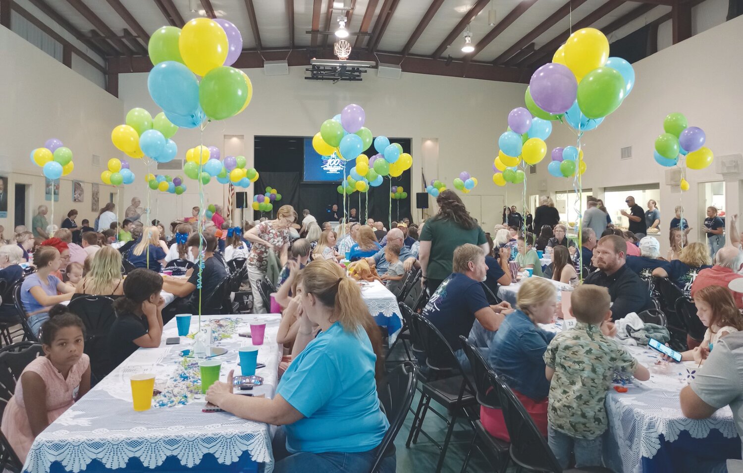 Residents filled the refectory and sanctuary for the Community Church of Keystone Heights’s Centennial Celebration.